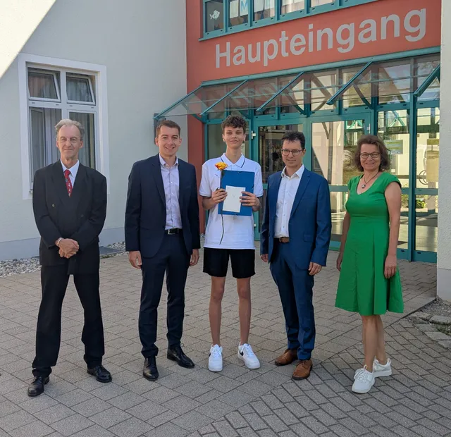 Zeugnisübergabe an die Neuntklässler