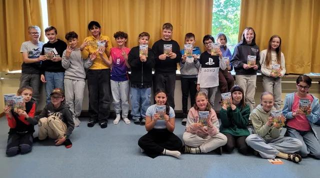 Unterrichtsgang zur Wolnzacher Buchhandlung „Kawasch"